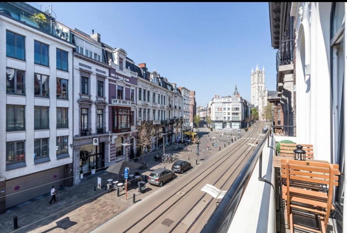 Modern Appartement In Hartje Gent Ngoại thất bức ảnh